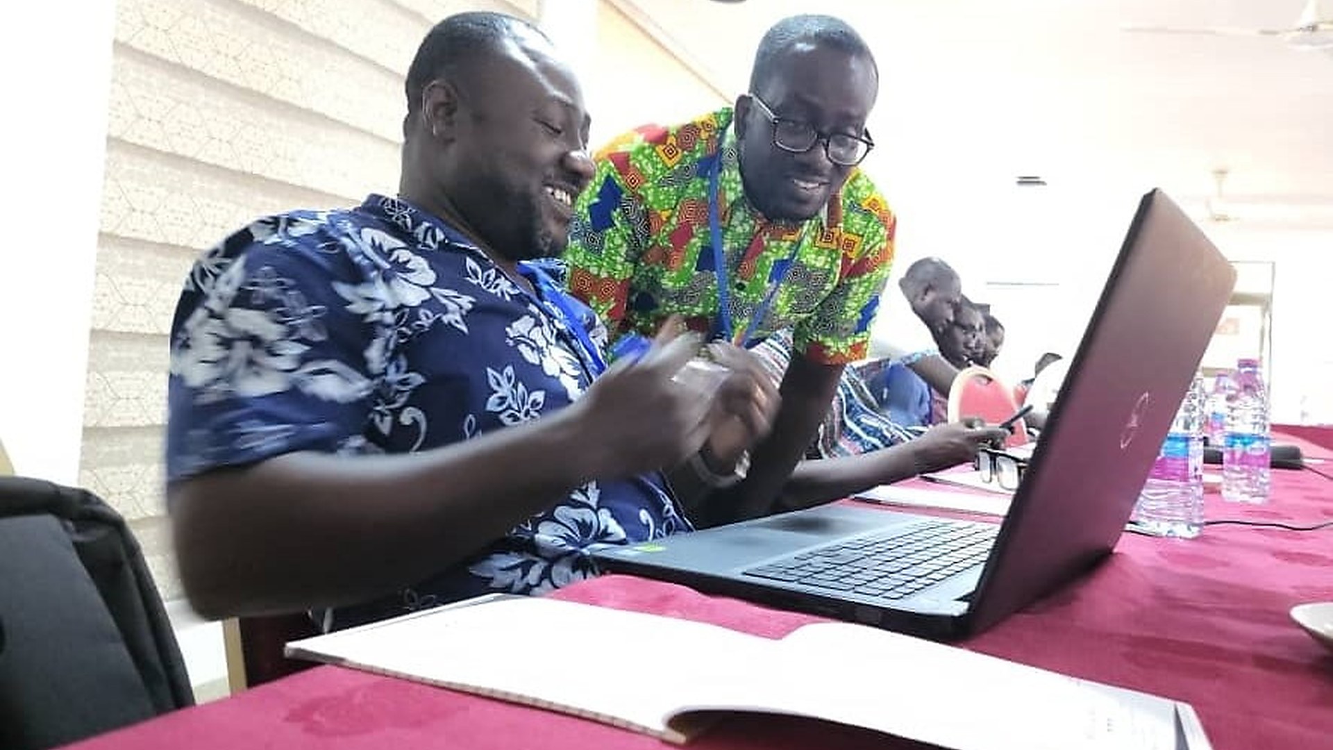 GAB Consult team members collaborating during a professional session
